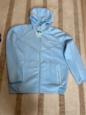 Nike Baby Blue Full-Zip Hooded Jacket